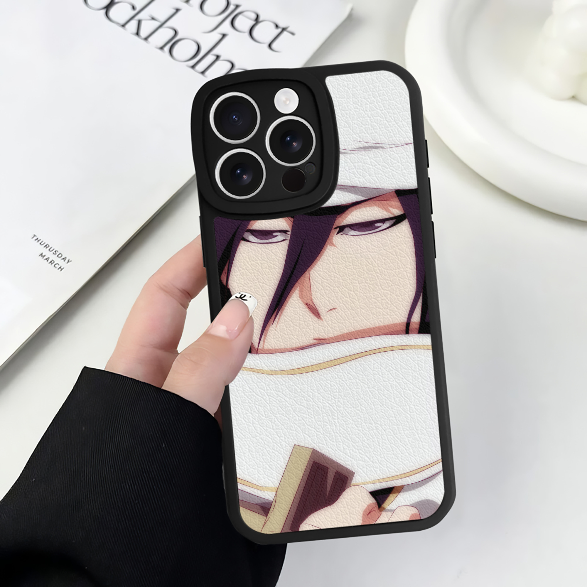 （画像用） ブリーチ BLEACH 【iPhone 16シリーズ対応】シリコンスマホケース（レザー調） 材質：シリコン